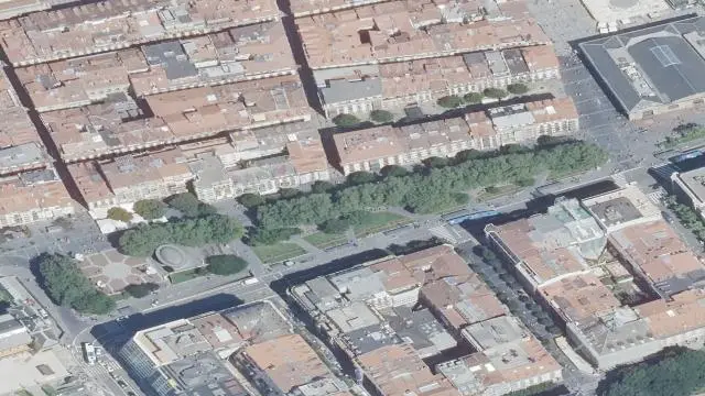 Planta Segunda del Sotano de la Casa 7 Hoy 9 del Paseo de Miraconcha en San Sebstian